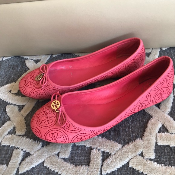 Tory Burch Shoes - TORY BURCH CORAL BALLET FLATS SIZE 7.5
